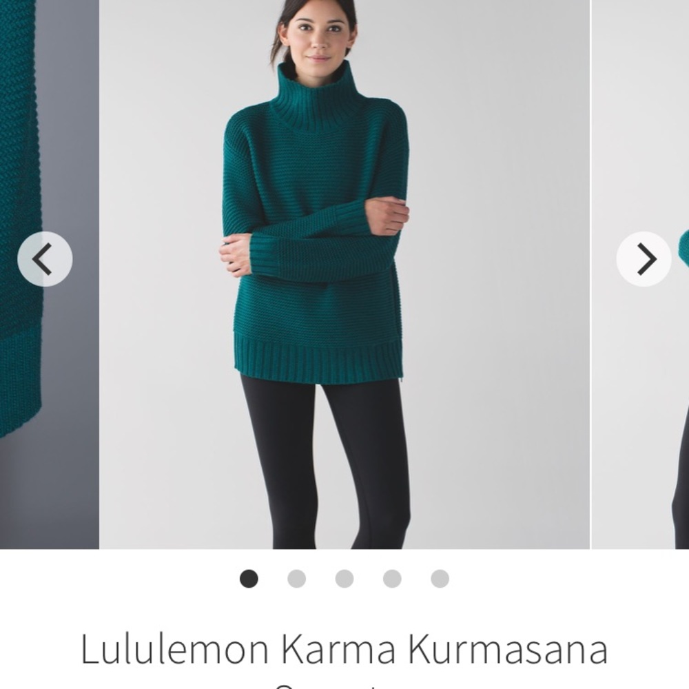Lululemon Karma Kurmasana Sweater